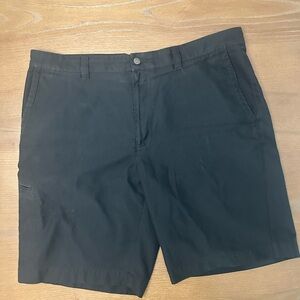 Callaway Black Men's Flat Front Golf Shorts